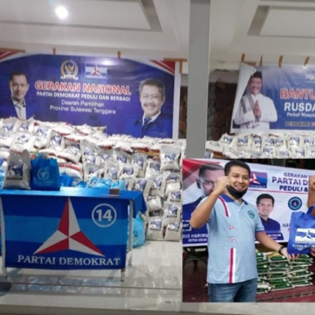 Paket bantuan sembako dari Rusda Mahmud