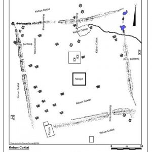 Begini Peta Situs Benteng Tanah Kerajaan Mekongga