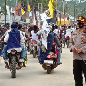 Polres Kolaka siagakan 164 personil amankan deklarasi pasangan Tony – Baharuddin