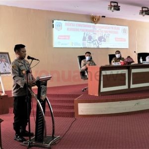 Kapolres Kolaka harap jurnalis tidak jenuh menyuarakan pentingnya protokol kesehatan