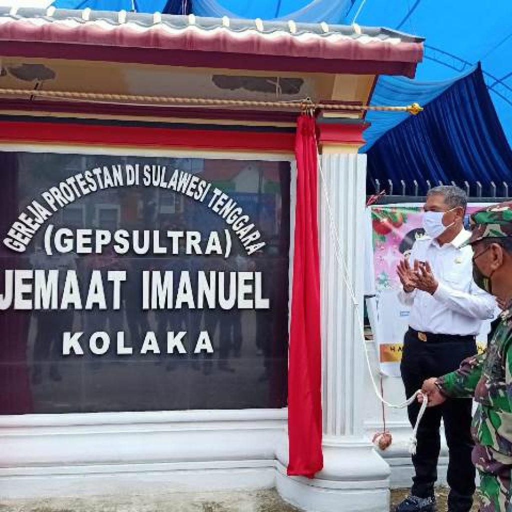 Peresmian gereja Gepsultra oleh Bupati Kolaka, Ahmad Safei