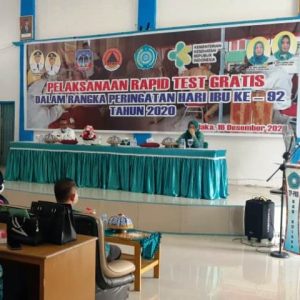 Peringati hari Ibu, TP PKK Kolaka gelar tes cepat secara gratis