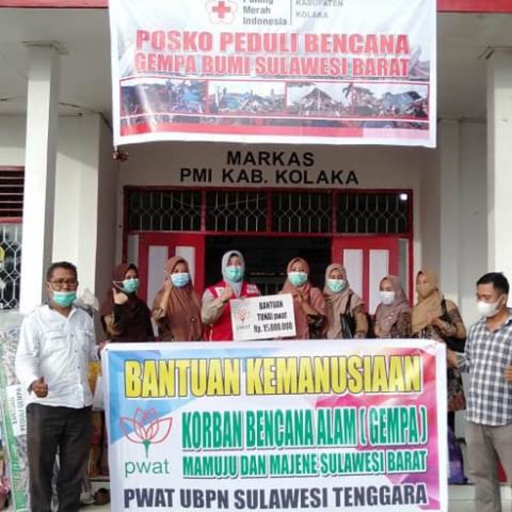 Bantuan PWAT untuk korban gempa di Sulawesi Barat