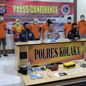 Polres Kolaka berhasil ungkap 8 kasus narkoba dengan 10 tersangka