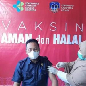 Ketua DPRD Kolaka divaksin dosis kedua hari ini