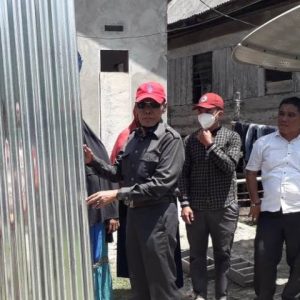 Korban angin puting beliung di Wolo dapat bantuan dari Pemda dan PT CNI