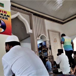 Penerapan Protokol Kesehatan di Masjid Raya At Taqwa Kolaka