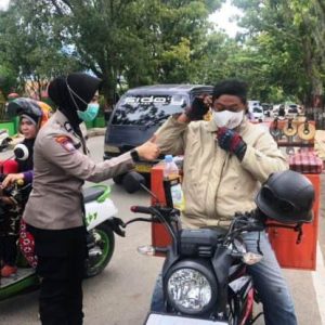 Polsek Kolaka Gelar Operasi Yustisi Penegakkan Prokes