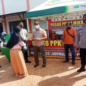 Zona merah, pengawasan di pasar rakyat Pomalaa diperketat