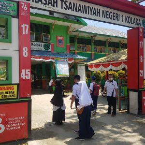 Foto: Sejumlah Sekolah di Kolaka Gelar PTM dengan Prokes Ketat