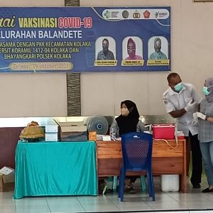 Kelurahan Balandete kembali vaksin 100 warga