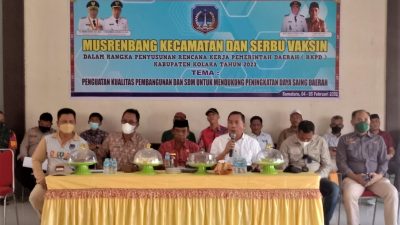 Ketua DPRD Kolaka Hadiri Musrenbang dan Monitoring Posko Serbu Vaksin di Samaturu
