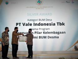 PKPM PT Vale Raih Award Kemendes PDTT 2022