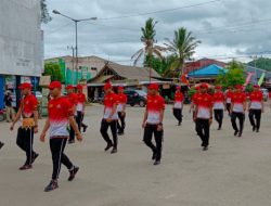 Kejari Kolaka Ikut Lomba Gerak Jalan Semarakkan Hut RI 77