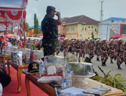 Ratusan Barisan Gerak Jalan Ramaikan Peringatan HUT RI di Kolaka.