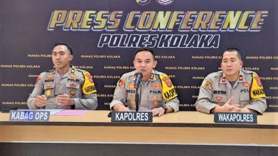 Polres Kolaka Tangani 321 Kasus Kriminal Sepanjang Tahun 2022