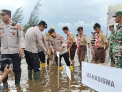 Polres Kolaka Bersama Kodim 1412 Kolaka Serentak Tanaman Mangrove