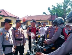 Kapolres Kolaka pimpin apel patroli perintis presisi.