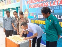 Peresmian Puskesmas Latambaga Sangat Alot