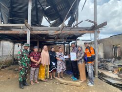 Baznas Kolaka Reaksi Cepat Bantu Warga Korban Kebakaran