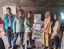 PTVI IGP Pomalaa Serahkan Bantuan Kepada Warga Korban Kebakaran