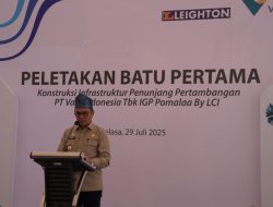 PT Vale Resmikan Tahap Konstruksi Infrastruktur Strategis IGP Pomalaa