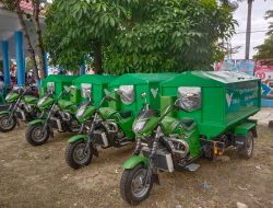 IGP Pomalaa PT Vale Indonesia Serahkan Bantuan CSR Berupa Motor Sampah Sebanyak Empat Unit