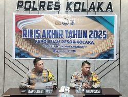 Polres Kolaka Tahun 2025 Turunkan Delapan Kasus Tindak Pidana