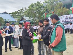 Baznas Kolaka Salurkan Bantuan Pendidikan dan Gelar Penggantian Oli Motor Gratis Kepada 256 Driver Ojek