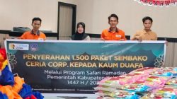 PT Ceria Serahkan 1.500 Paket Sembako Tuk Masyarakat Duafa di Kolaka