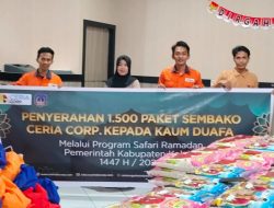 PT Ceria Serahkan 1.500 Paket Sembako Tuk Masyarakat Duafa di Kolaka