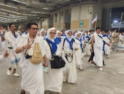 Kloter 36 UPG Asal Kolaka Telah Melakukan Pelontaran Jumrah Aqabah
