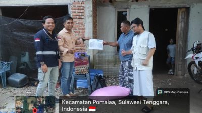 PT Vale IGP Pomalaa Gerak Cepat Bantu Korban Puting Beliung dan Banjir di Pomalaa