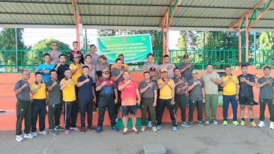 PT Antam(Persero) Tbk UBP Nikel Kolaka dan Aparat Keamanan Perkuat Sinergi serta Kebersamaan