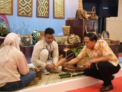 Perkuat Kriya Lokal Luwu Timur, PT Vale Hadirkan Anyaman Teduhu di Ajang Dekranas