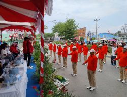 Sejumlah Perusahaan Pertambangan Ikut Gerak Jalan Santai Semarakkan Hut ke-81 RI