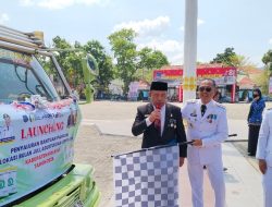 Bupati Melepas Pendistribusian Logistik Beras Sebanyak 720 Ton