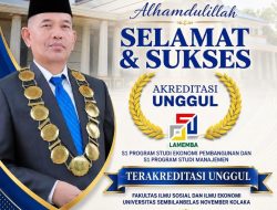 Dua Prodi FISIE USN Kolaka Raih Akreditasi Unggul Kado Istimewa Rektor Baru
