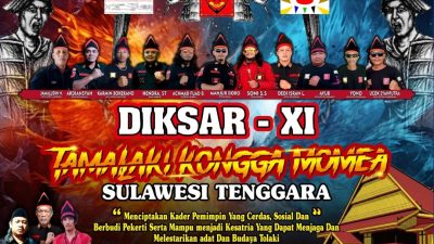 Tamalaki Kongga Momea Gelar Diksar XI di Baula