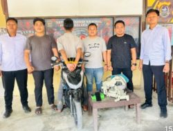 Sat Reskrim Polres Koltim Reaksi Cepat Amanakan Pelaku Curanmor di Kendari