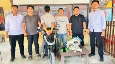 Sat Reskrim Polres Koltim Reaksi Cepat Amanakan Pelaku Curanmor di Kendari