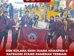 Stand Pameran USN Kolaka Raih Juara Harapan II pada Expo XVII di Purwokerto